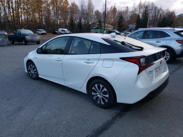 JTDL9MFU9M3030865 - 2021 TOYOTA PRIUS LE WHITE photo 2