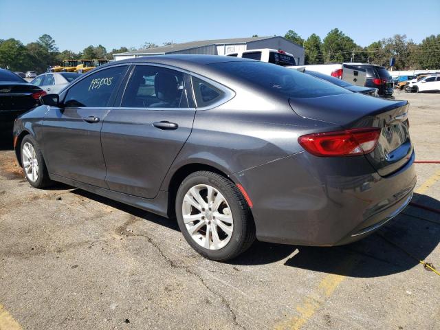 1C3CCCAB0FN503372 - 2015 CHRYSLER 200 LIMITED GRAY photo 2