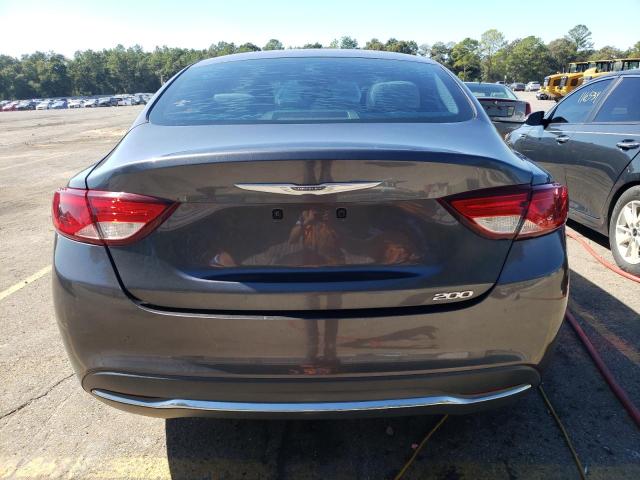 1C3CCCAB0FN503372 - 2015 CHRYSLER 200 LIMITED GRAY photo 6