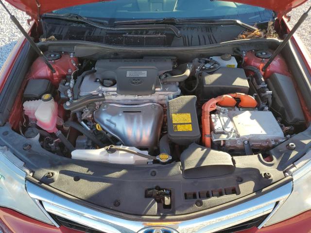 4T1BD1FK9DU082901 - 2013 TOYOTA CAMRY HYBRID RED photo 11