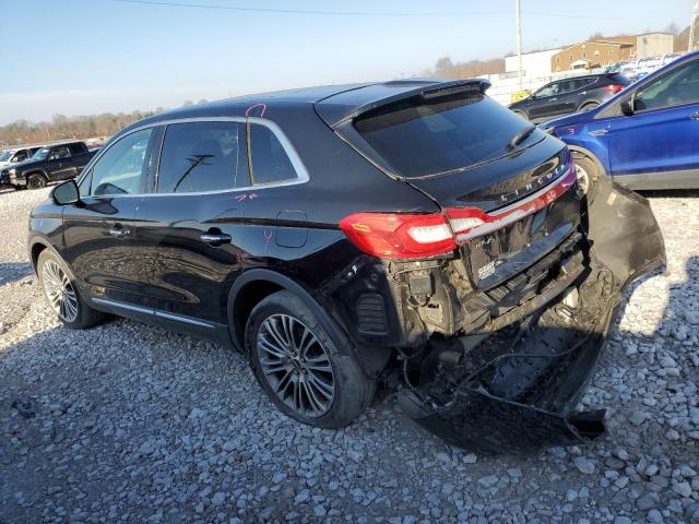 2LMTJ6LR9GBL24709 - 2016 LINCOLN MKX RESERVE BLACK photo 2