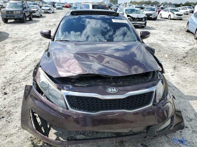 KNAGN4A77B5099048 - 2011 KIA OPTIMA EX MAROON photo 5