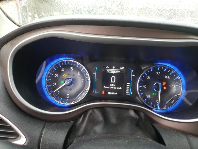 2C4RC1BG3HR609311 - 2017 CHRYSLER PACIFICA TOURING L Մոխրագույն լուսանկար 9