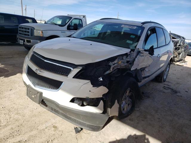 1GNKRFEDXBJ116159 - 2011 CHEVROLET TRAVERSE LS WHITE photo 1