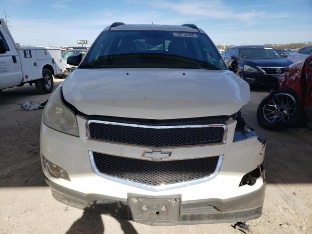 1GNKRFEDXBJ116159 - 2011 CHEVROLET TRAVERSE LS WHITE photo 5