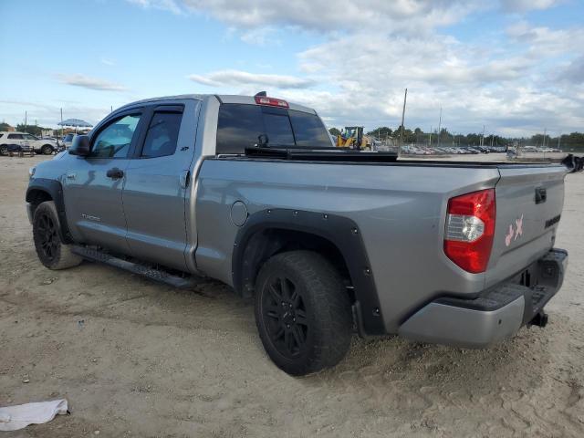 5TFRY5F18MX284973 - 2021 TOYOTA TUNDRA DOUBLE CAB SR/SR5 SILVER photo 2