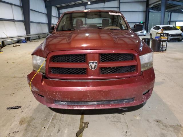 1C6RD6KT5CS170439 - 2012 DODGE RAM 1500 ST BURGUNDY photo 5