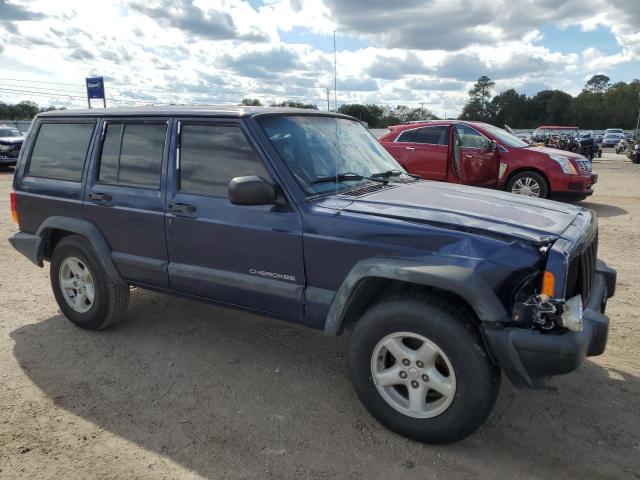 1J4FJ28S4VL565019 - 1997 JEEP CHEROKEE SE BLUE photo 4