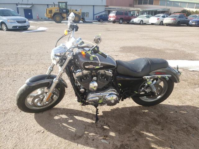 1HD1CT315EC421587 - 2014 HARLEY-DAVIDSON XL1200 C GRAY photo 9