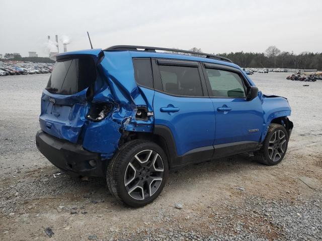 ZACNJBABXLPL70110 - 2020 JEEP RENEGADE SPORT Կապույտ լուսանկար 3