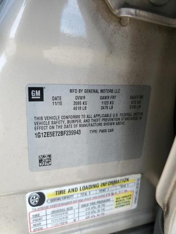 1G1ZE5E72BF239943 - 2011 CHEVROLET MALIBU LTZ ოქროსფერი ფოტო 12