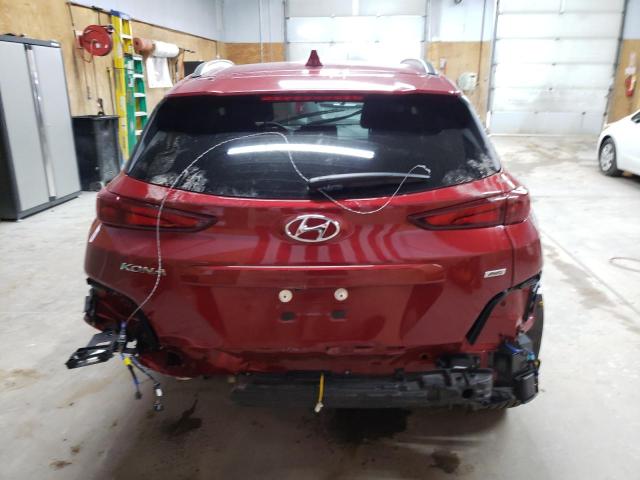 KM8K6CAB0PU058231 - 2023 HYUNDAI KONA SEL RED photo 6