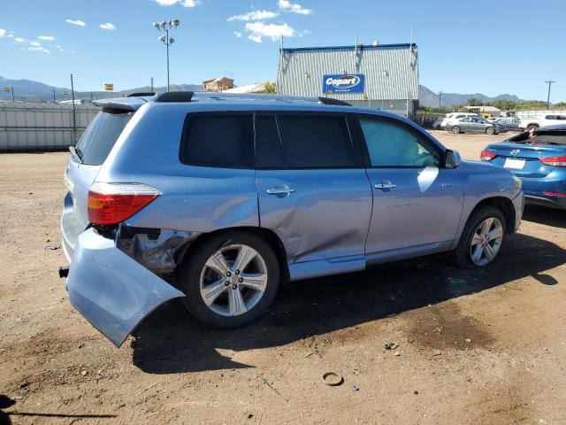 5TDDK3EH2AS014797 - 2010 TOYOTA HIGHLANDER LIMITED BLUE photo 3