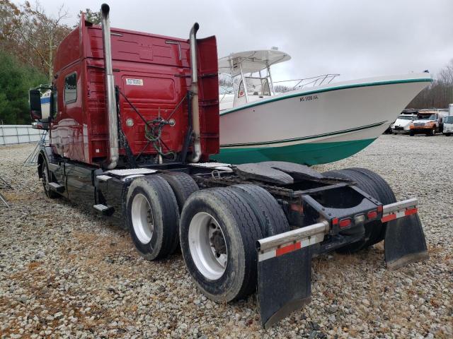 4V4NC9TJ4EN167563 - 2014 VOLVO VN VNL BURGUNDY photo 3