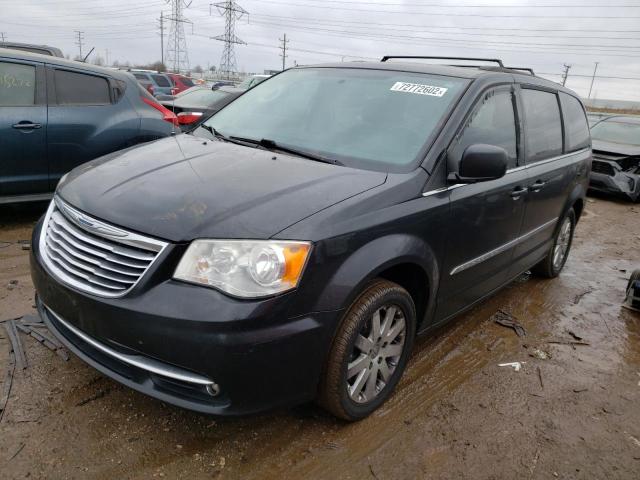 2C4RC1BG8ER325636 - 2014 CHRYSLER TOWN & COU TOURING Gris photo 1