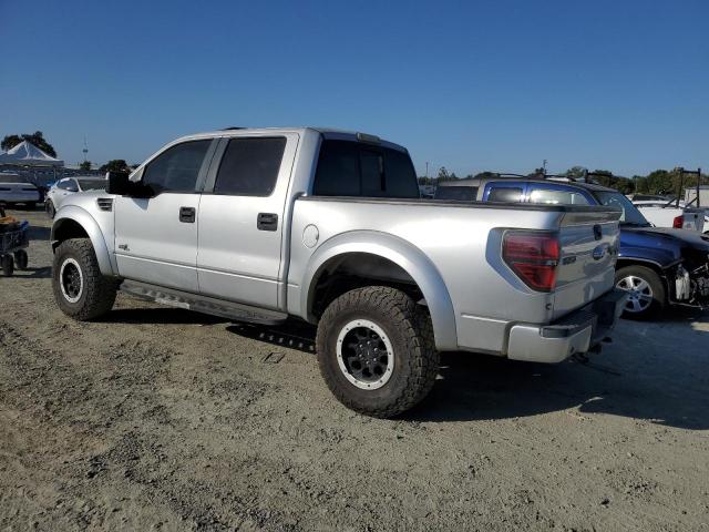 1FTFW1R6XDFA87673 - 2013 FORD F150 SVT RAPTOR SILVER photo 2