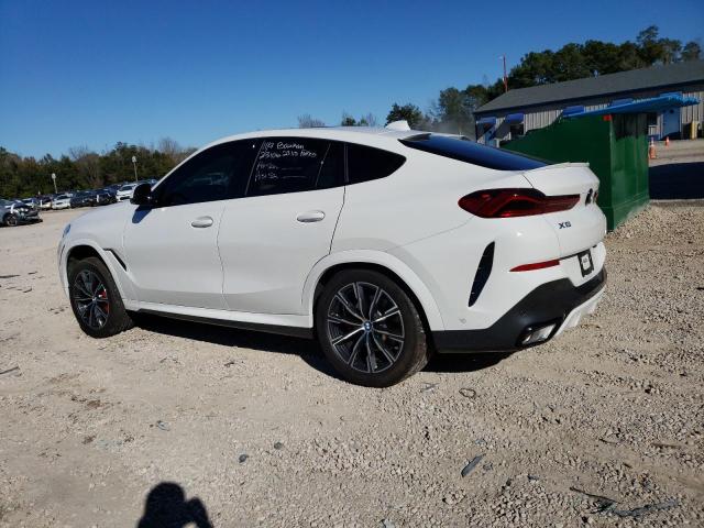 5UXCY6C02P9N60563 - 2023 BMW X6 XDRIVE40I WHITE photo 2