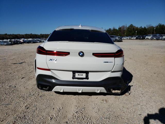 5UXCY6C02P9N60563 - 2023 BMW X6 XDRIVE40I WHITE photo 6