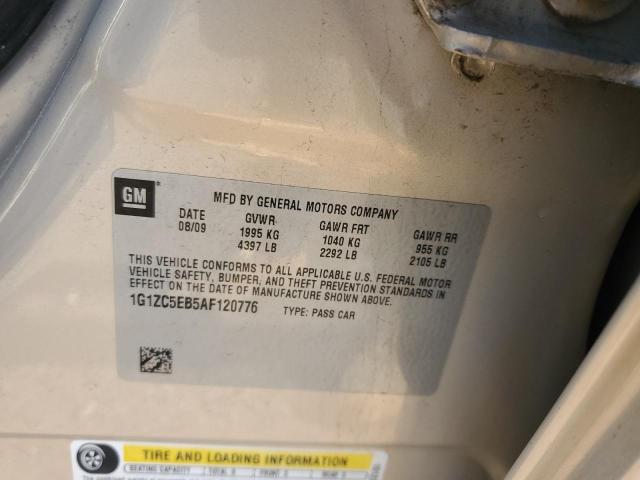 1G1ZC5EB5AF120776 - 2010 CHEVROLET MALIBU LIM 1LT 棕色 照片 12