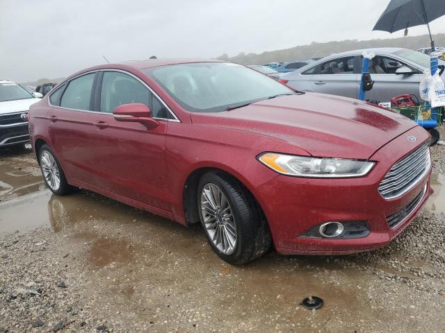 3FA6P0H9XER291225 - 2014 FORD FUSION SE RED photo 4