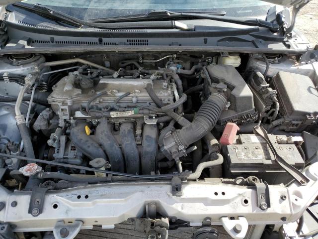 2T1BURHE5JC973447 - 2018 TOYOTA COROLLA L SILVER photo 11