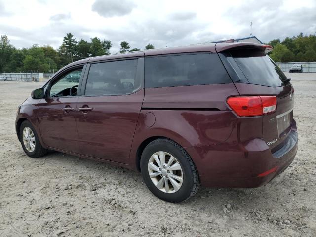 KNDMB5C1XH6221434 - 2017 KIA SEDONA LX PURPLE photo 2