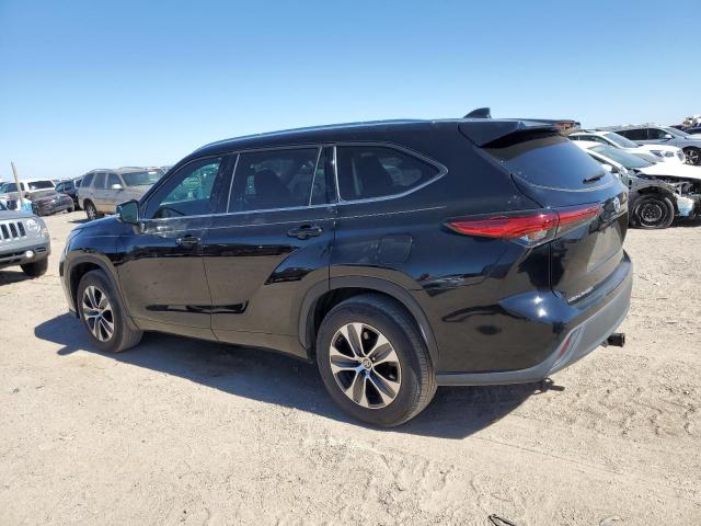 5TDGZRAHXMS518309 - 2021 TOYOTA HIGHLANDER XLE BLACK photo 2