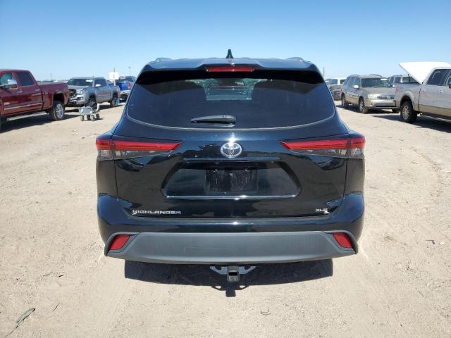 5TDGZRAHXMS518309 - 2021 TOYOTA HIGHLANDER XLE BLACK photo 6