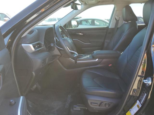 5TDGZRAHXMS518309 - 2021 TOYOTA HIGHLANDER XLE BLACK photo 7