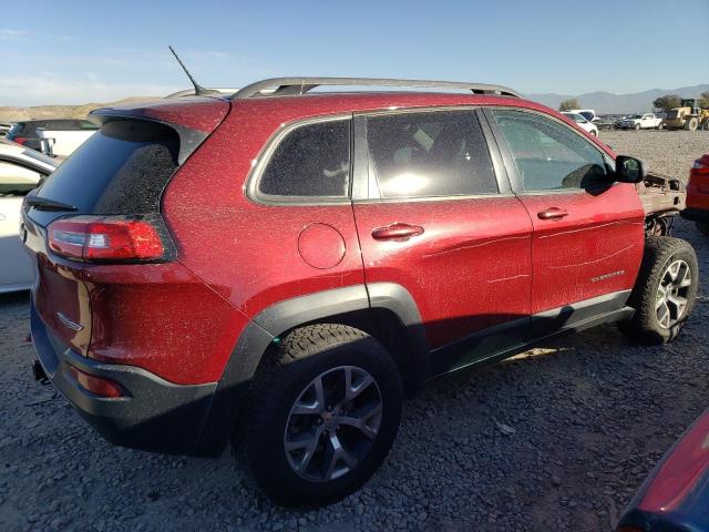 1C4PJMBS9EW189348 - 2014 JEEP CHEROKEE TRAILHAWK RED photo 3