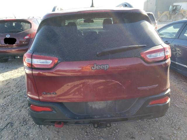 1C4PJMBS9EW189348 - 2014 JEEP CHEROKEE TRAILHAWK RED photo 6