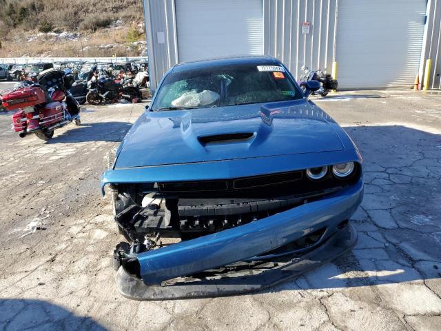 2C3CDZKG0MH616013 - 2021 DODGE CHALLENGER GT BLUE photo 5