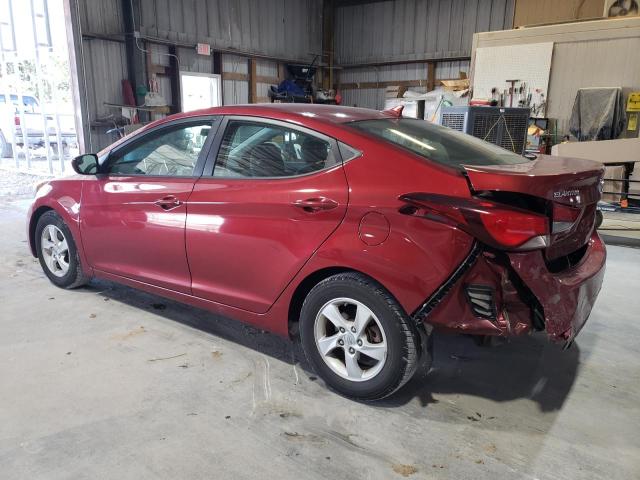 5NPDH4AE0FH601576 - 2015 HYUNDAI ELANTRA SE BURGUNDY photo 2