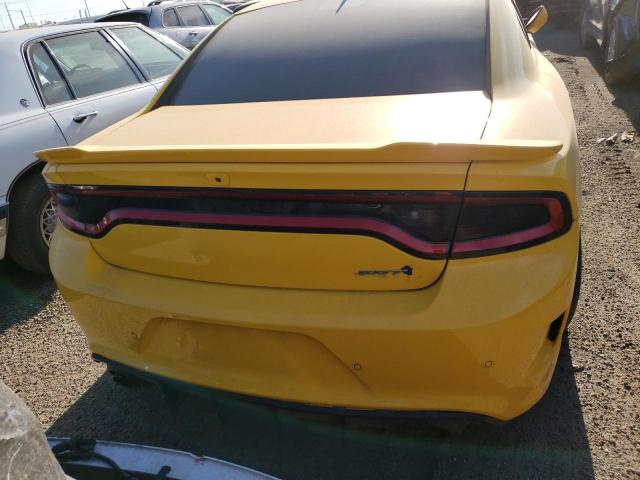 2C3CDXL96HH581083 - 2017 DODGE CHARGER SRT HELLCAT YELLOW photo 6