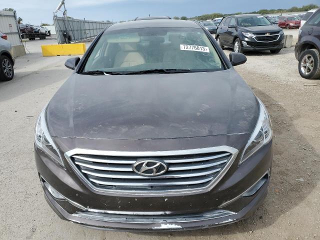 5NPE24AF4HH476664 - 2017 HYUNDAI SONATA SE GRAY photo 5