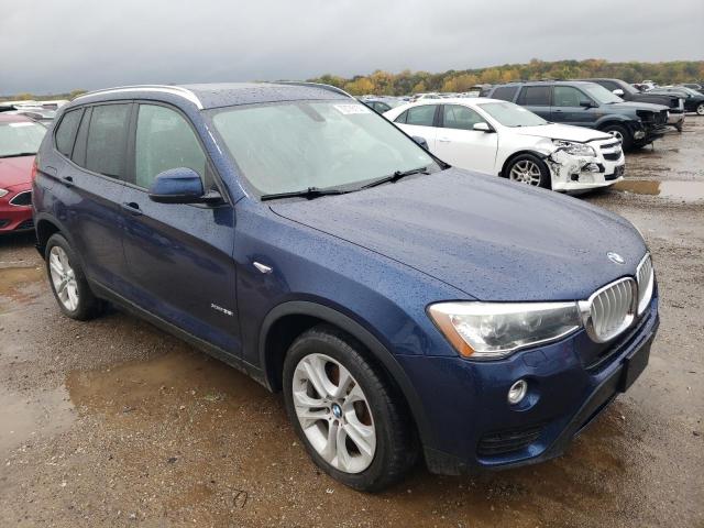 5UXWX7C58H0U42928 - 2017 BMW X3 XDRIVE35I BLUE photo 4