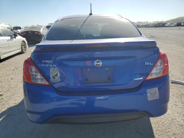 3N1CN7AP4FL801709 - 2015 NISSAN VERSA S BLUE photo 6