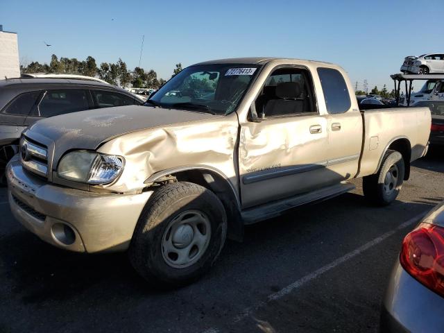 5TBRN34144S447911 - 2004 TOYOTA TUNDRA ACCESS CAB SR5 TAN photo 1