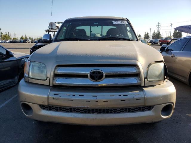 5TBRN34144S447911 - 2004 TOYOTA TUNDRA ACCESS CAB SR5 TAN photo 5
