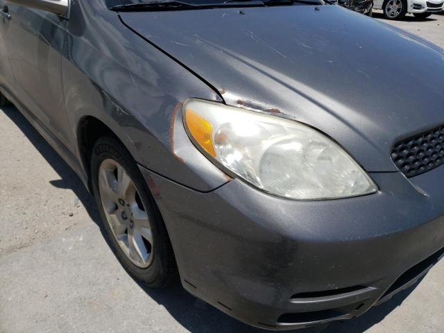 2T1KR32E74C310294 - 2004 TOYOTA COROLLA MA XR GRAY photo 9