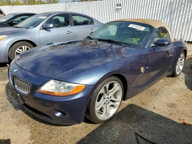 4USBT53463LU04901 - 2003 BMW Z4 3.0 BLUE photo 1