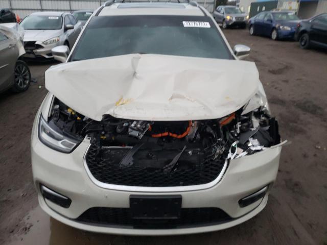 2C4RC1N78MR540363 - 2021 CHRYSLER PACIFICA HYBRID PINNACLE WHITE photo 5