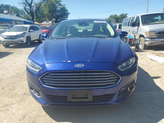 3FA6P0LU0DR379100 - 2013 FORD FUSION SE HYBRID BLUE photo 5