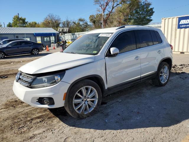 WVGBV7AX3CW542253 - 2012 VOLKSWAGEN TIGUAN S WHITE photo 1