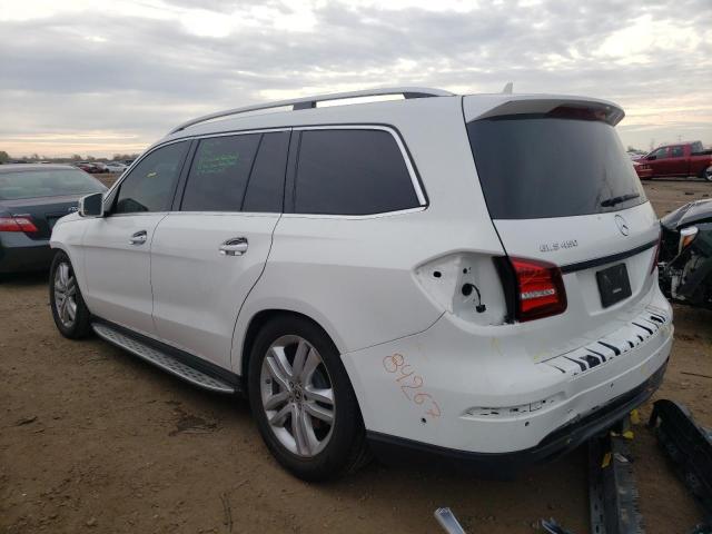 4JGDF6EEXKB225858 - 2019 MERCEDES-BENZ GLS 450 4MATIC WHITE photo 2