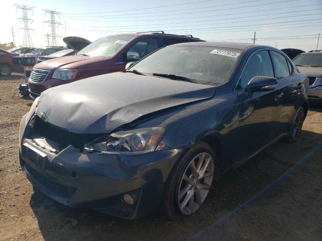 JTHCF5C21B5051243 - 2011 LEXUS IS 250 GRAY photo 1