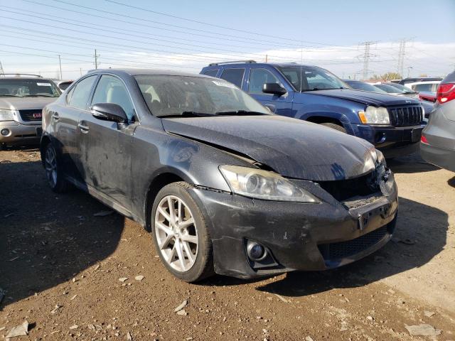 JTHCF5C21B5051243 - 2011 LEXUS IS 250 GRAY photo 4