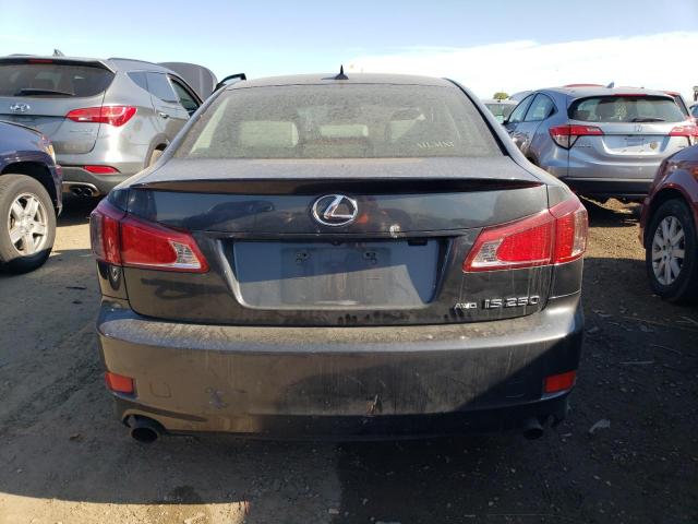 JTHCF5C21B5051243 - 2011 LEXUS IS 250 GRAY photo 6