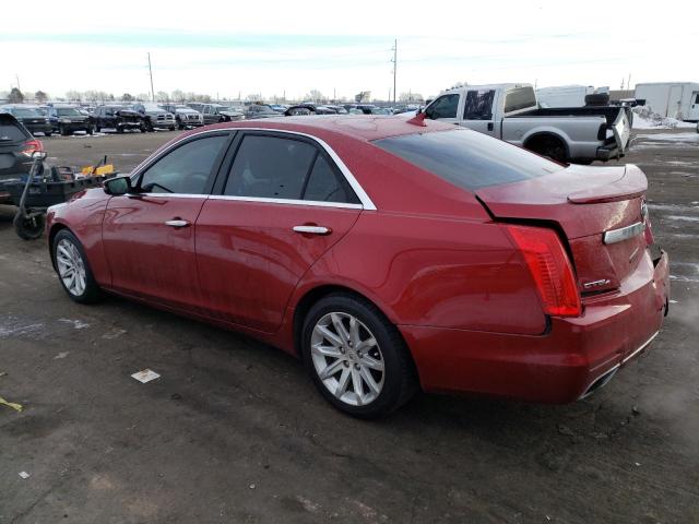 1G6AX5SX7E0191787 - 2014 CADILLAC CTS LUXURY COLLECTION RED photo 2