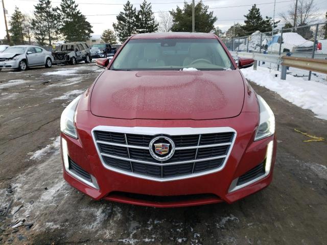 1G6AX5SX7E0191787 - 2014 CADILLAC CTS LUXURY COLLECTION RED photo 5